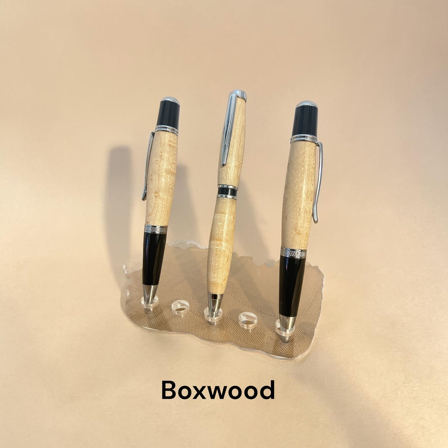 Boxwood custom crafted pens